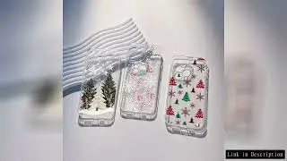 Snowflake Christmas Tree Phone Case For Samsung Galaxy S25 FE S24 S23 Ultra S22 S21 S20 Plus S23 S24