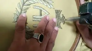 Decent kurta design embroidery