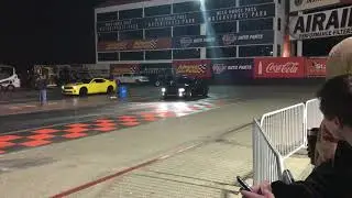 Procharged V6 mustang vs Boosted SS camaro