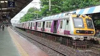 Mumbai Local Train (Sewri Station Mumbai)