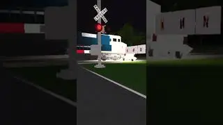 (Additional angle) NS 9955 train hits and drags suv in swanton, Ohio.