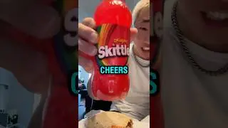 Trying a Skittles Drink For The First Time 🥤