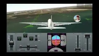 A.C. Test of BOEING 787 B.17Mar2024. Landing in Strong Winds.