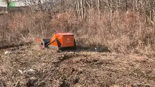 China remote control flail mulcher best price