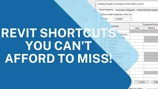 Top Revit Commands and Keyboard Shortcuts You Need to Know!