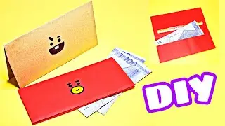 BT21 TATA & SHOOKY ORIGAMI WALLET// EASY DIY// Cute & Functional// PH ARMY🇵🇭// ARMY MayC