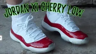 Air Jordan XI Cherry Low ON FEET!