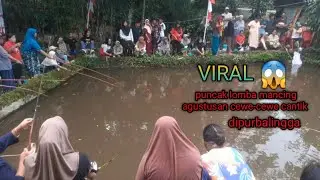 TELAT APLOUD LOMBA MANCING CEWE2 CANTIK PERINGATAN AGUSTUS 1945 DIPURBALINGGA DESA KARANGNANGKA