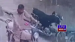 #The CCTV footage of the goat theft incident in PS New Karachi Industrial Area No7 has come to light