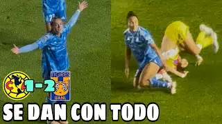 El COLOR América femenil (1-2) Tigres femenil | Festejan amazonas