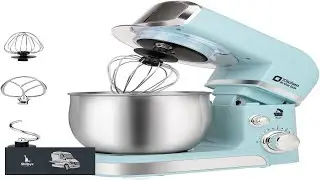 Kitchen in the box Stand Mixer 3.2Qt Small Electric Food Mixer 6 Speeds Portable