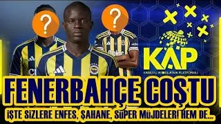 SONDAKİKA Fenerbahçe'den 3 KAP Birden! HEPİMİZE HAYIRLI OLSUN... İşte Detaylar