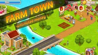 Game Bercocok tanam MOD UNLIMITED MONEY 😱 // FARM TOWN (TERBARU)