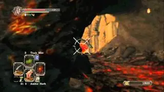 Dark Souls II - Forest of Fallen Giants: Fire Salamanders, Iron Key, Rebels Greatshield, Hawk Ring