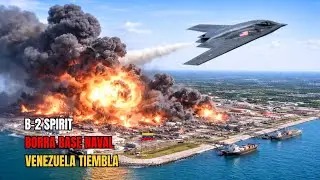 Destrucci&oacute;n total: B-2 SPIRIT borra la base naval principal de VENEZUELA &mdash; el CARIBE tiembla