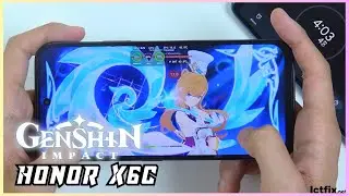Honor X6C Genshin Impact Gaming test | Snapdragon 6 Gen 1, 120Hz Display
