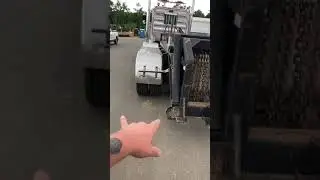 Disconnecting and reconnecting a lowboy trailer