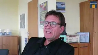 Baudezernent Bernd Nottebaum am 04.10.2017 &uuml;ber die Brnadschutzm&auml;ngel in der Kepplerstra&szlig;e 10