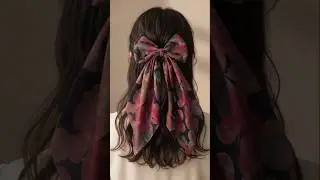 How to make hair clip making at home 🎀with cloth#shorts #hairaccessories