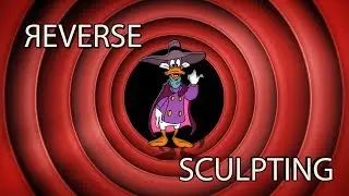Darkwing Duck. Reverse Sculpting. Черный Плащ. Обратная лепка