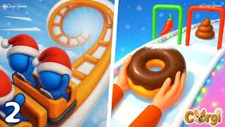 Bakery Stack 🆚 Runner Coaster - All Levels Satisfying Walkthrough Gameplay PART 2