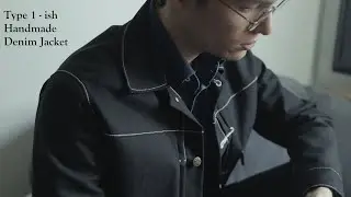 Making and painting a denim jacket (with a chainstitch)