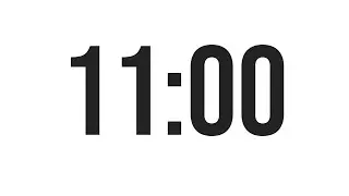 11 MINUTE TIMER - COUNTDOWN TIMER (MINIMAL)