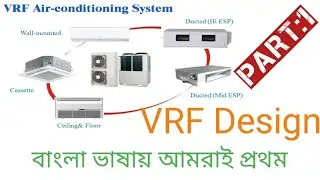 VRF Air Conditioning System _AC_VRV_ RAC_HVAC Training Video _VRF Installation _VRF Design in Bangla