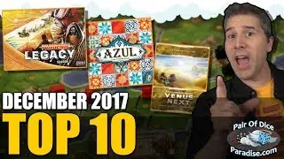 Top 10 most popular board games: December 2017