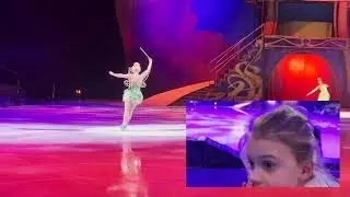 Natalia is Tinker Bell on ice! Watch her dream come true!  #disneyonice2022 #kidsiceskating