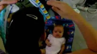 Charlotte(Call sign Charlie) Raine Borja being entertained
