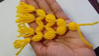 Hand Embroidery: How To Make Tassels/ Fancy Tassels