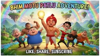 Chhota Bheem with Motu Patlu Adventure | Superhero Crossover | 3D Animation | Kids Special Episode