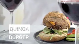 Easy Vegan Recept: Quinoa Burger