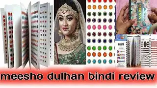 #meesho bindi review //dulhan bindi #meeshoapp #meeshoreview #review