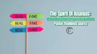 The Spirit Of Ananias: When Deception Dresses As Devotion | Pastor Thaddeus Searcy