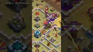 Blimp Wizard Super TH 13 #clashofclans #attackbase #coc #shorts #short  #games #supercell