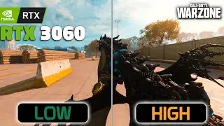 RTX 3060 Laptop + i7 10870H // WARZONE // High VS Low // MSI GP66 - GP76 // 1080p / 1440p / 4k