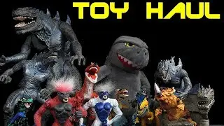 Godzilla 1998 and Primal Rage Toy Haul! - Trendmasters, Toy Vault, Playmates, Taco Bell