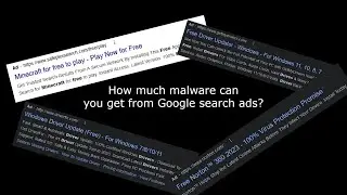 How much malware can you get from Google Search ads? (For 500 subscribers)