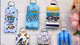 Chaveiro pai super fácil personalizado