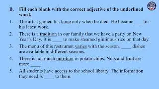 Grade 10 English, Unit 7,  Part 3