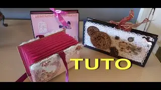 Scrapbooking; TUTO Pochettes Eventail avec Enveloppes FACILE !!!!