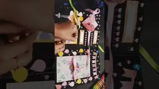 Handmade scrapbook || Paper scrapbook for gift card || Scrapbook Ideas #scrapbook #shorts