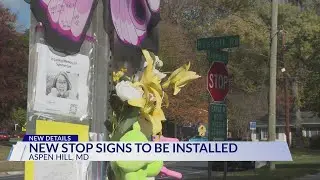 New stop signs planned for intersection where school bus struck, killed child