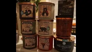 Large Bath & Body Works Winter Candle Haul & DW candles