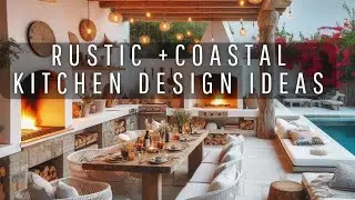 Outdoor Kitchen Design Ideas Rustic Coastal Patio Small House Design #kitchen #smallhousedesign