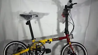 SEPEDA LIPAT ELEMENT TROY X 10 SPEED B2W BATIK EDITION 16 INCH, CHROMOLY, HYDRAULIC, TELESCOPIC
