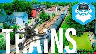 Brockville FPV - TRAIN SPOTTING WITH DRONE