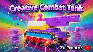 Creative Combat Tank with Building Blocks | Satisfying DIY Project